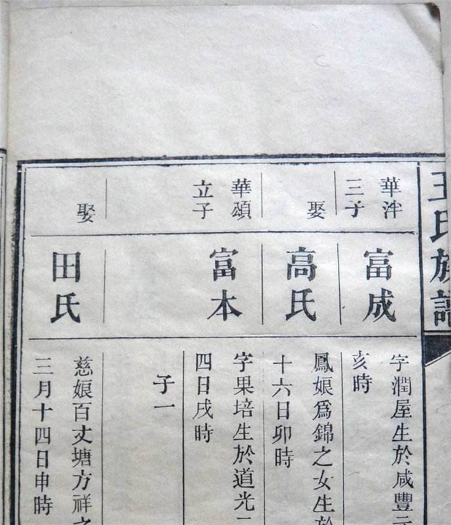 文山家谱印刷