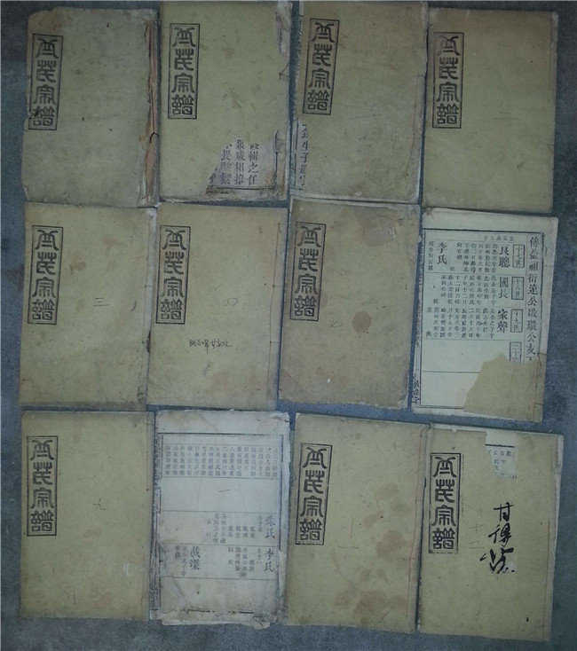 浙江家谱设计